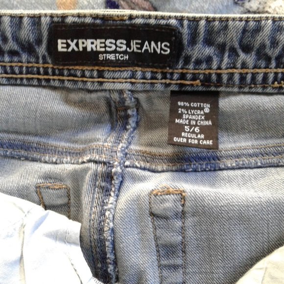 Womens Hand Painted  size 5/6 EXSPRESSJEANS - Picture 8 of 15